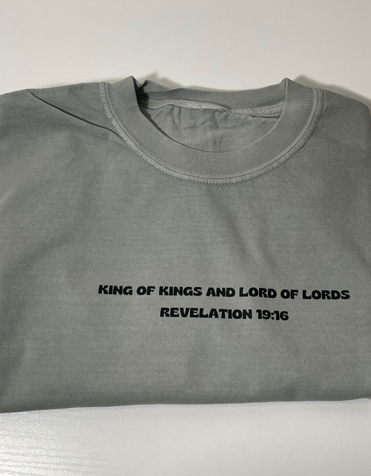 Jesus Is King Comfort Colors Tee